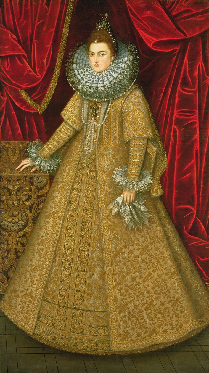 Portret królowej Izabeli Klary Eugenii autorstwa Alonso Sánchez Coello