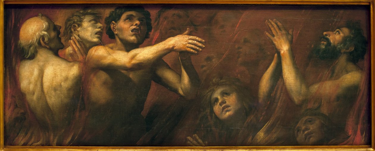 Dusze czyśćcowe. Obraz Alonso Cano (1601-1667), olej na płótnie autorstwa Alonso Cano