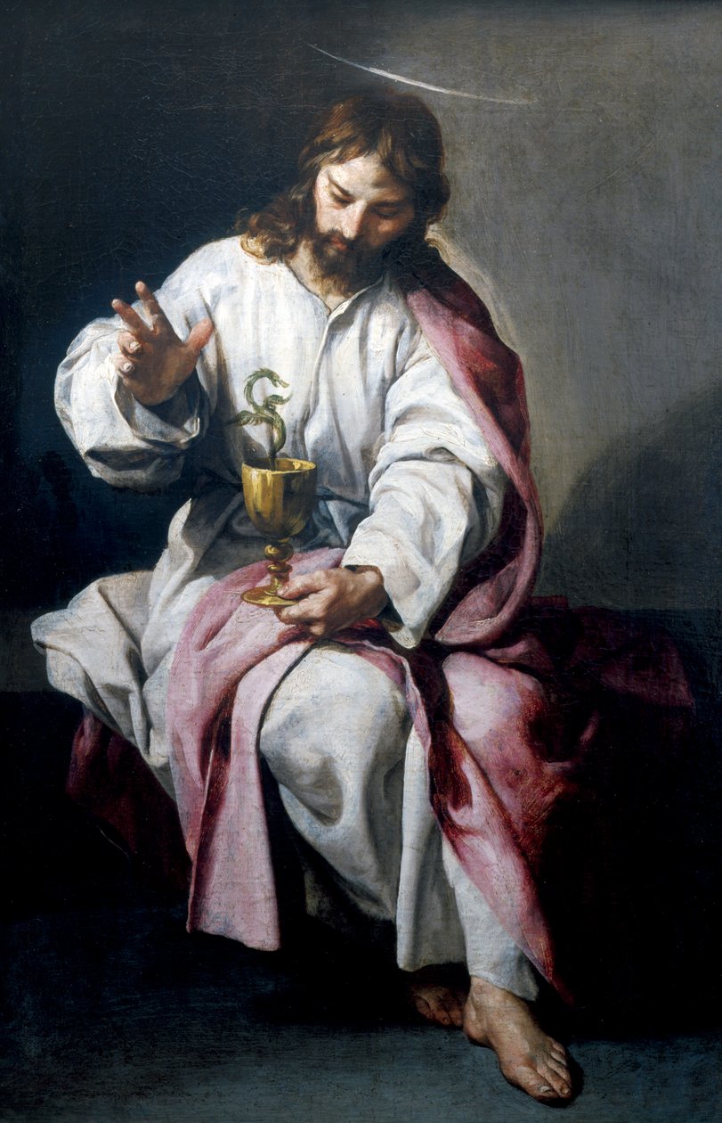 Św. Jan Ewangelista z zatrutym kielichem, 1636 autorstwa Alonso Cano