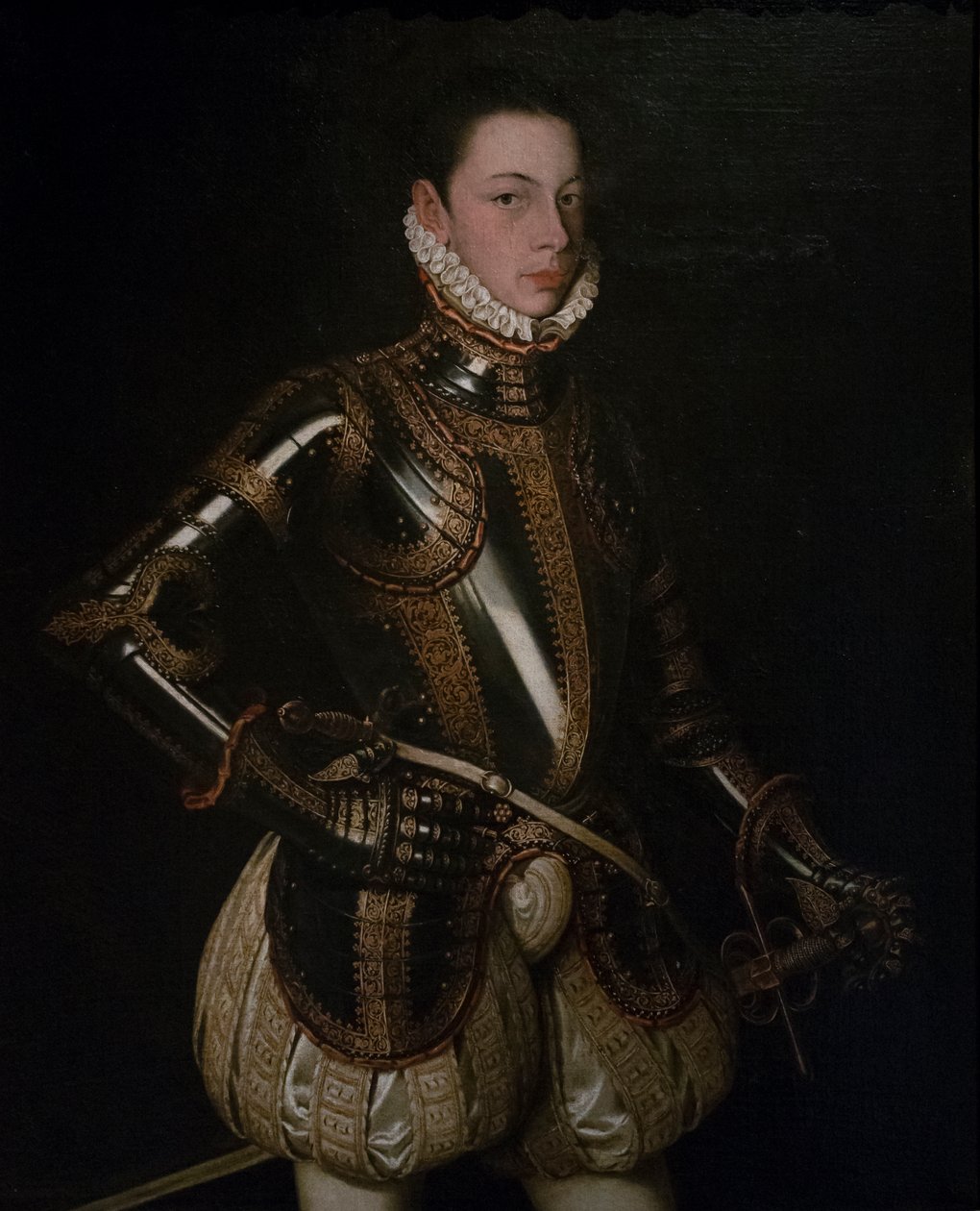 Alessandro Farnese, ok. 1559 (olej na płótnie) autorstwa Alonso Sánchez Coello