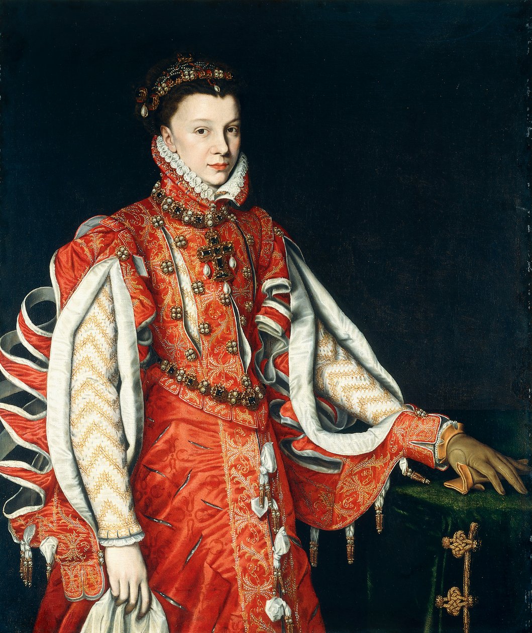 Elisabeth z Valois autorstwa Alonso Sánchez Coello