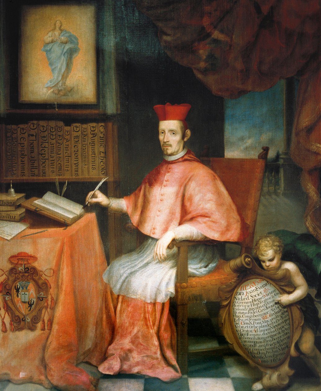 Kardynał Juan Everardo Nithard autorstwa Alonso del Arco