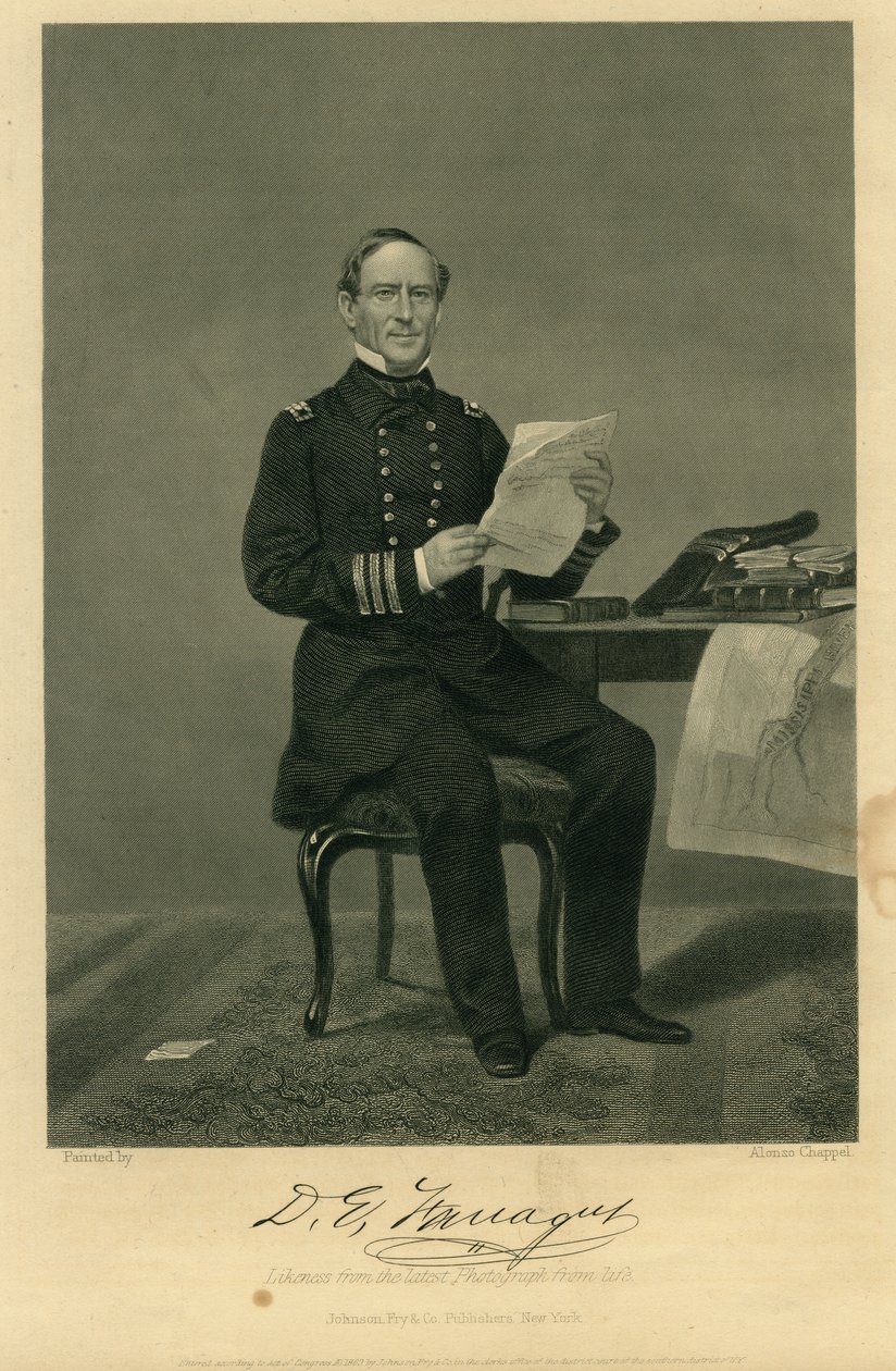Admirał David Farragut (Związek) autorstwa Alonzo Chappel