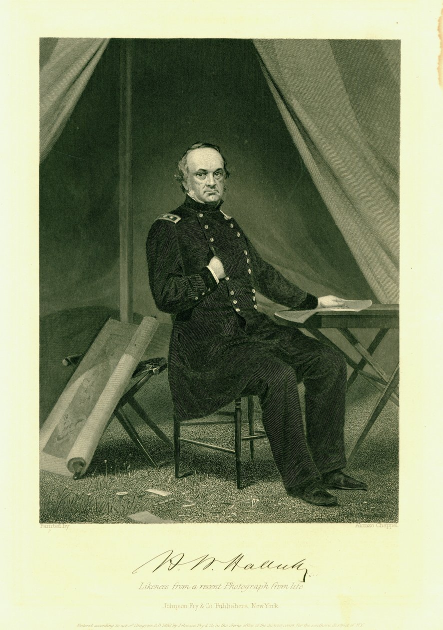 Gen. Henry W. Halleck autorstwa Alonzo Chappel