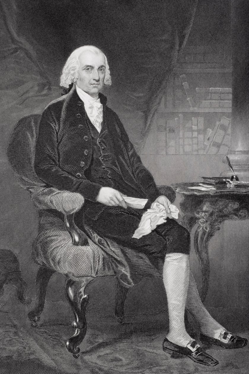James Madison (1751-1836) autorstwa Alonzo Chappel