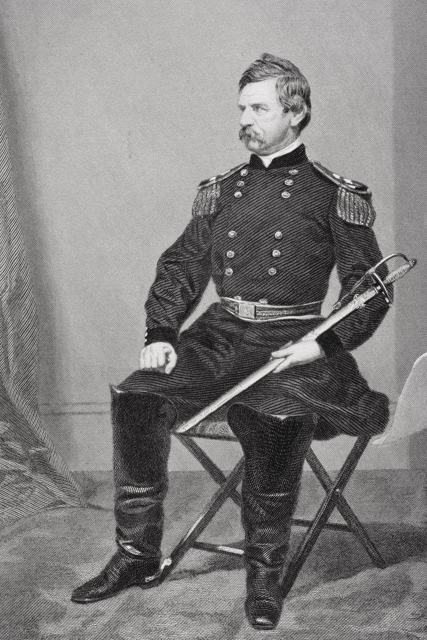 Nathaniel Prentiss Banks (1816-94) autorstwa Alonzo Chappel