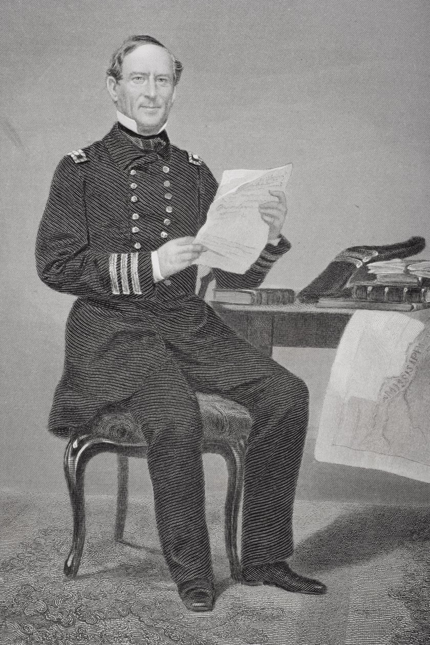 Portret admirała Davida Glascoe Farraguta (1801-70) autorstwa Alonzo Chappel