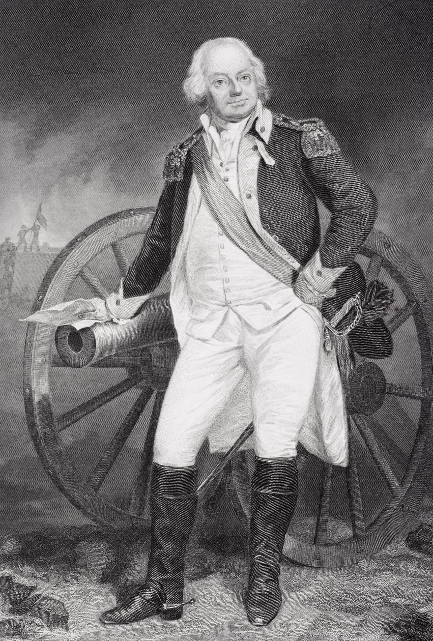 Portret Benjamina Lincolna (1733-1810) autorstwa Alonzo Chappel