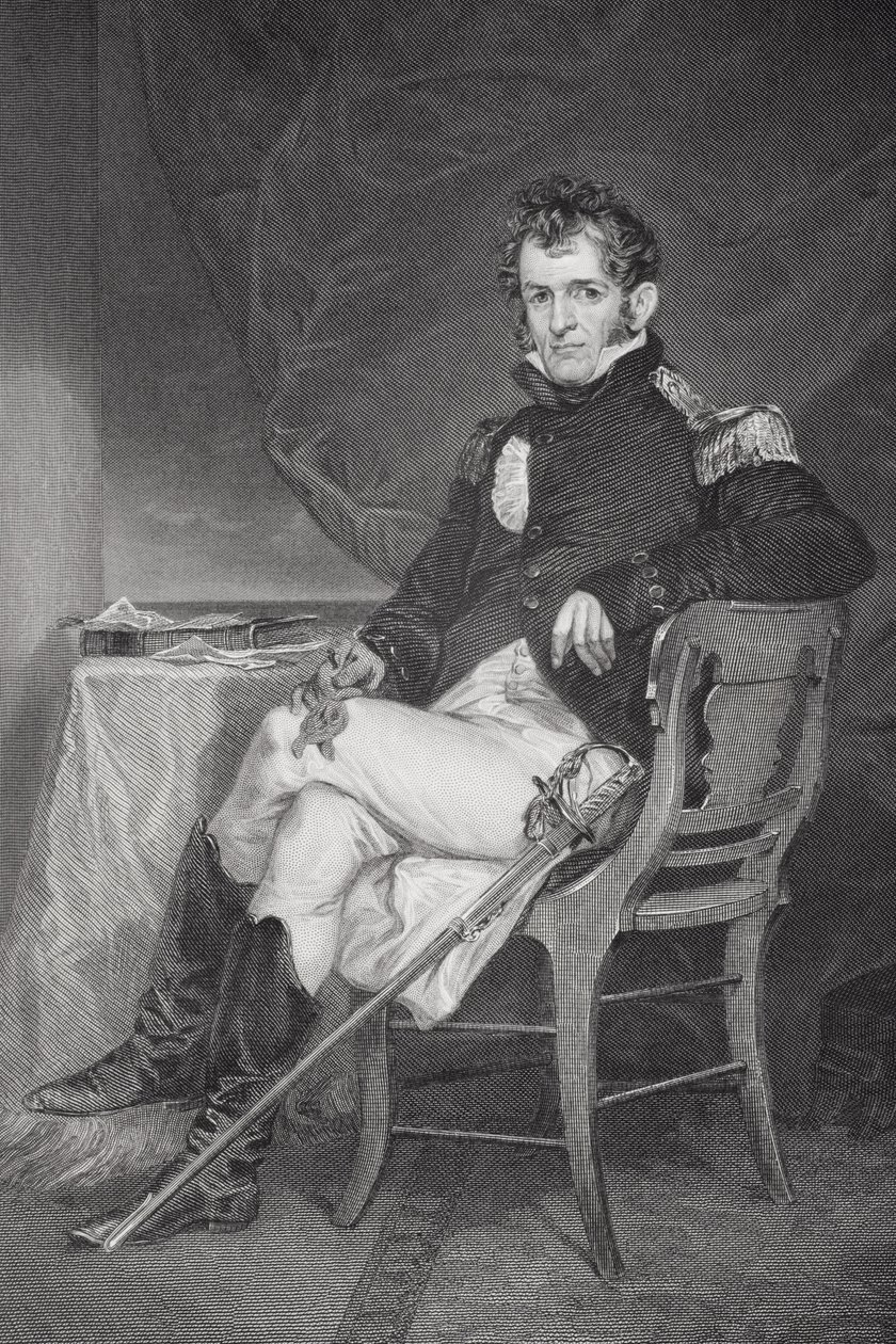 د ډیویډ پورټر انځور (1780-1843) پالش شوی autorstwa Alonzo Chappel
