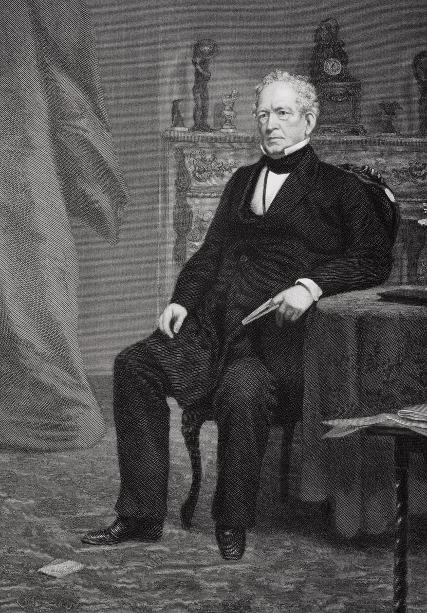 Portret Edwarda Everetta (1794-1865) autorstwa Alonzo Chappel