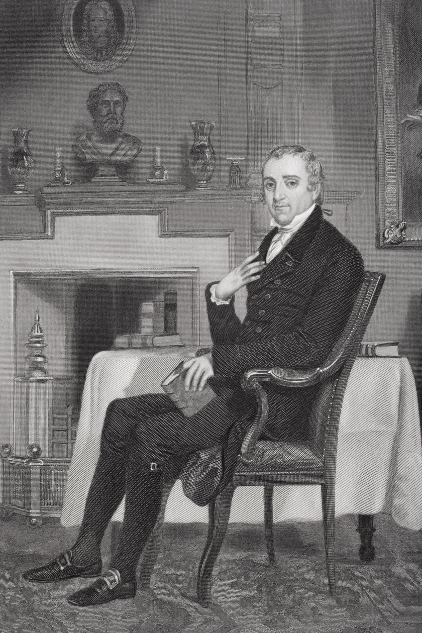 Fisher Ames (1758-1808) portretas poli autorstwa Alonzo Chappel