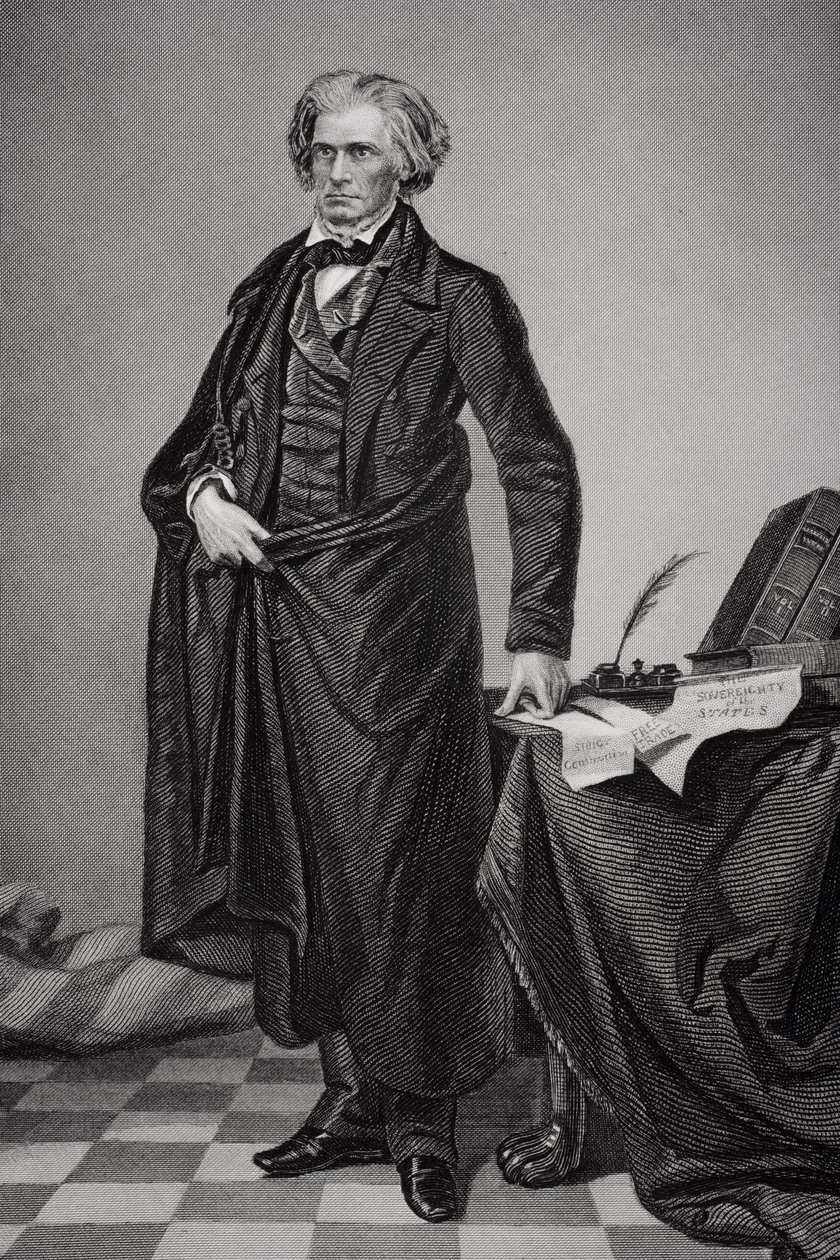Portret Johna Caldwella Calhouna (1782-1850) autorstwa Alonzo Chappel