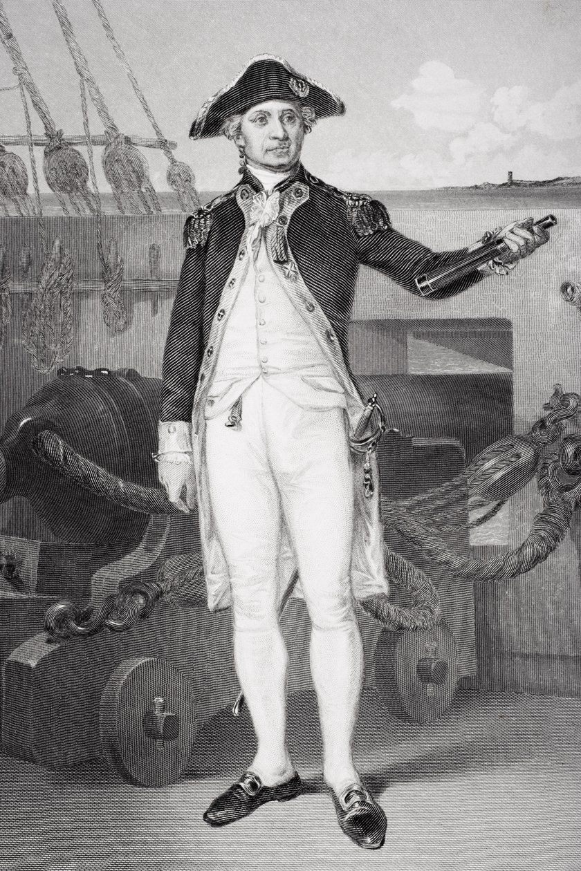 Portret Johna Paula Jonesa (1742-92) autorstwa Alonzo Chappel
