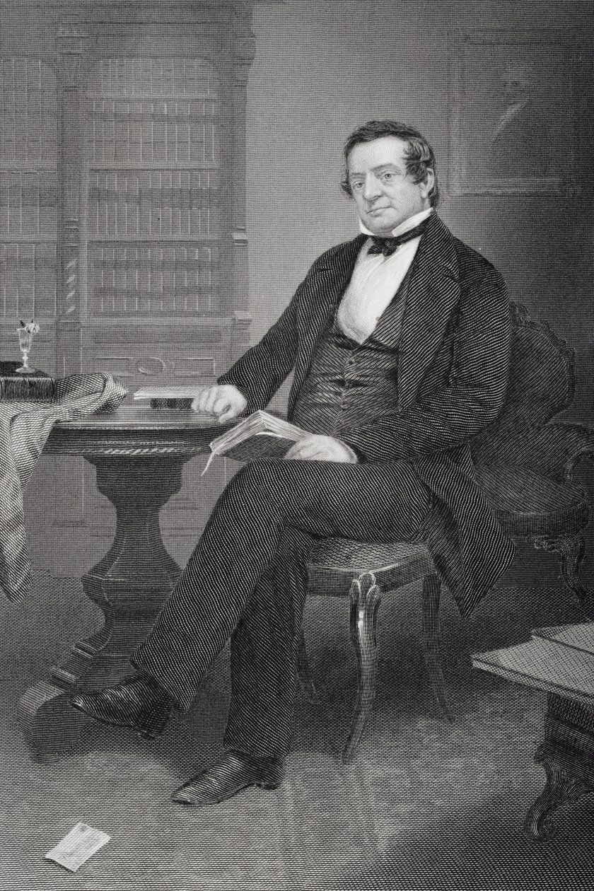 Waszyngton Irving (1783-1859) autorstwa Alonzo Chappel