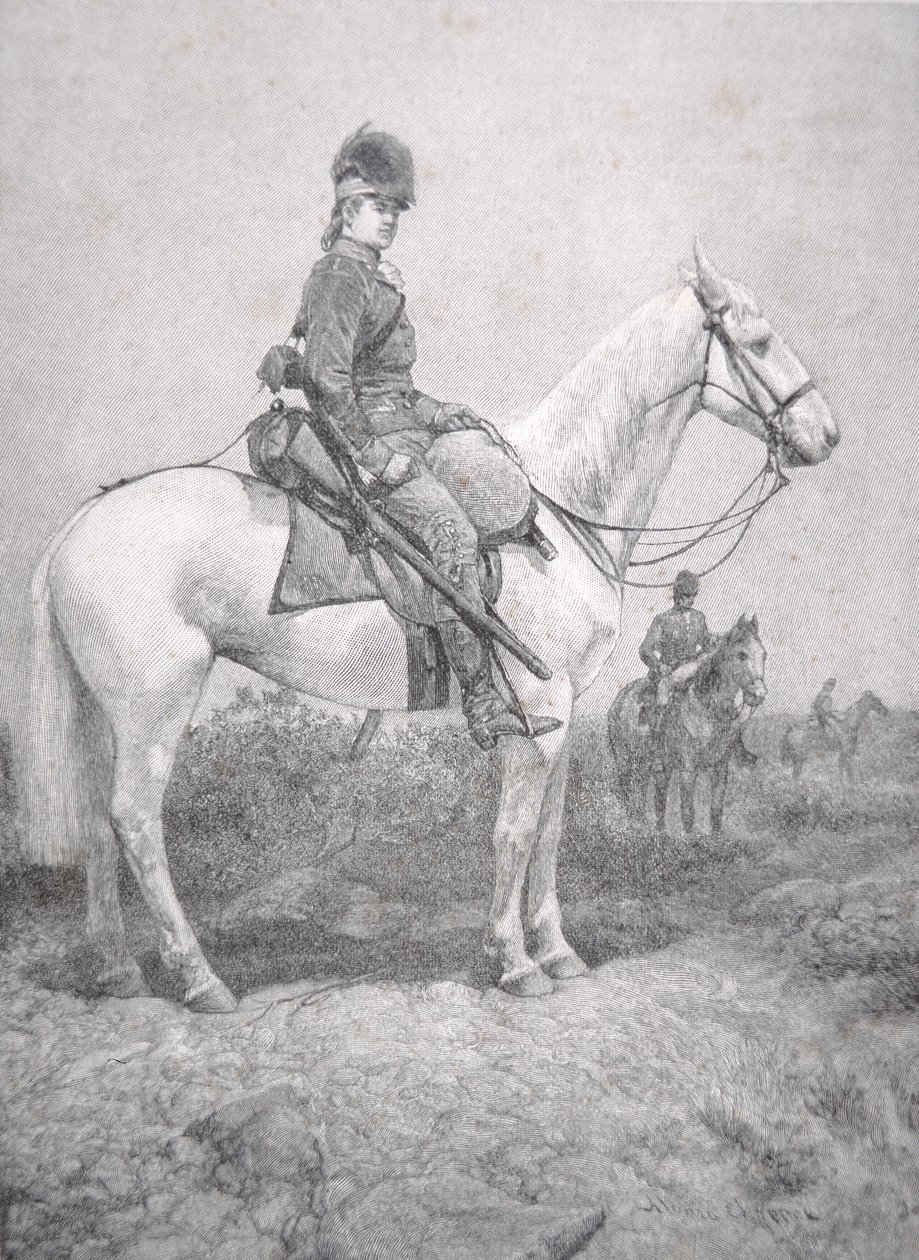 Henry Lee w 1780 roku, ilustracja z miesięcznika Harper