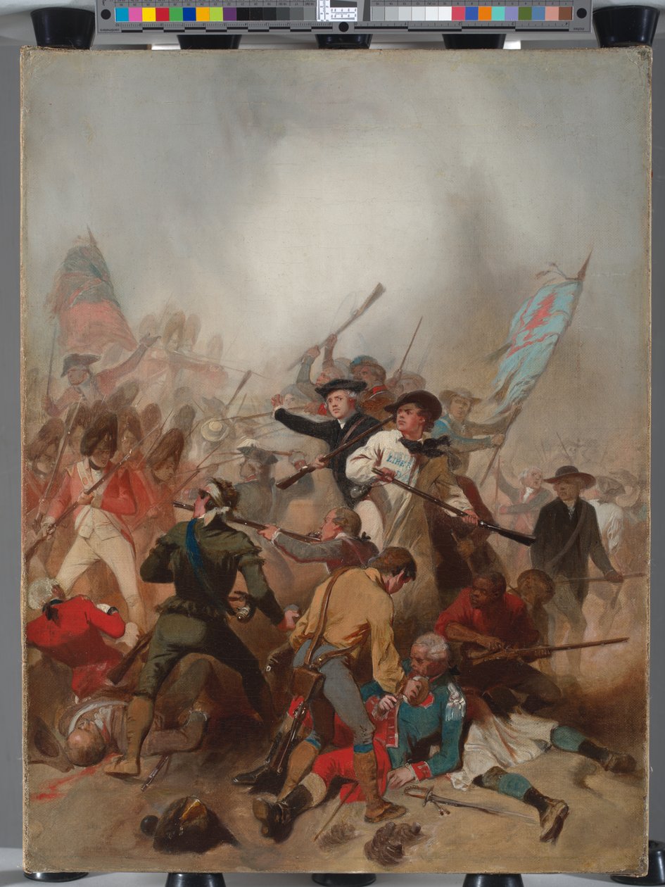 Bitwa pod Bunker Hill, 17 czerwca 1775, 1859 autorstwa Alonzo Chappel