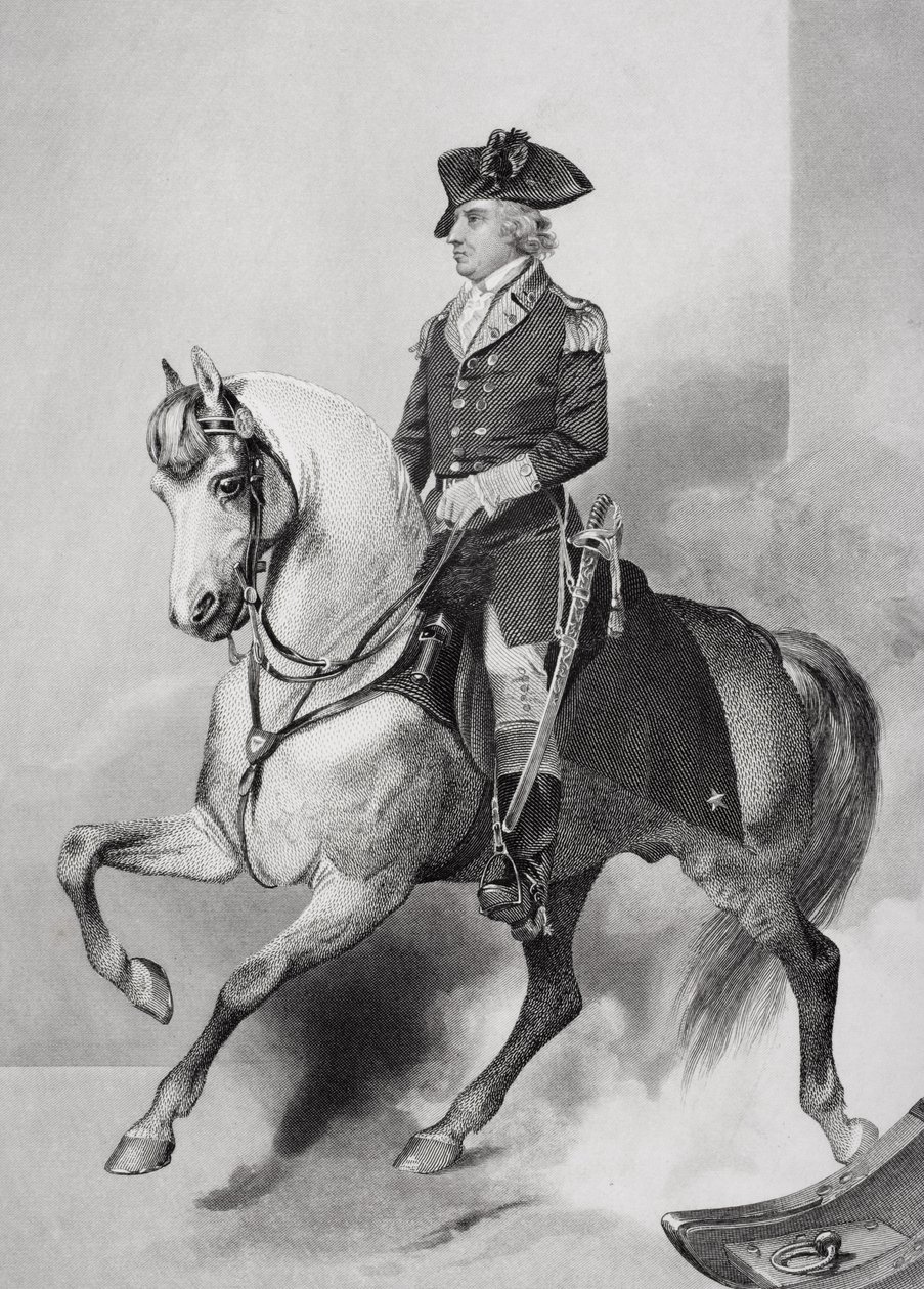 Portret Bramy Horatio (1728-1806) (lito) autorstwa Alonzo Chappel
