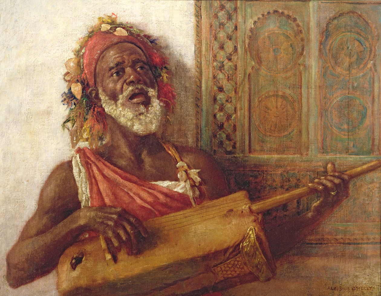 Muzyk afrykański autorstwa Aloysius C. O