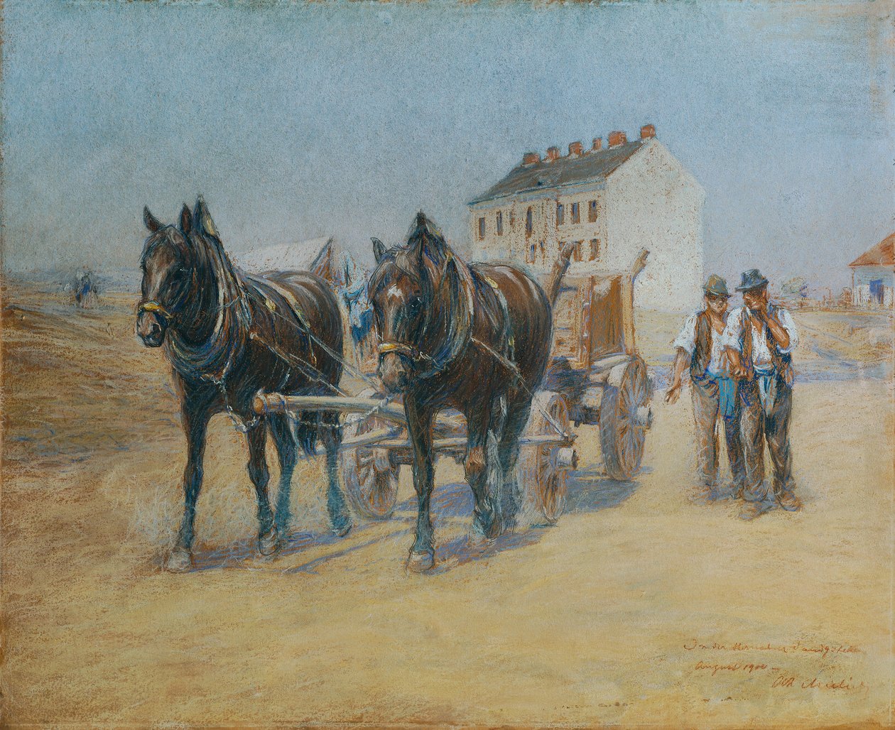 W Hernalser Sandgstätte autorstwa Alphons Leopold Mielich