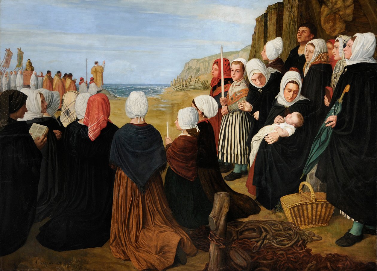 Błogosławieństwo morza autorstwa Alphonse Legros