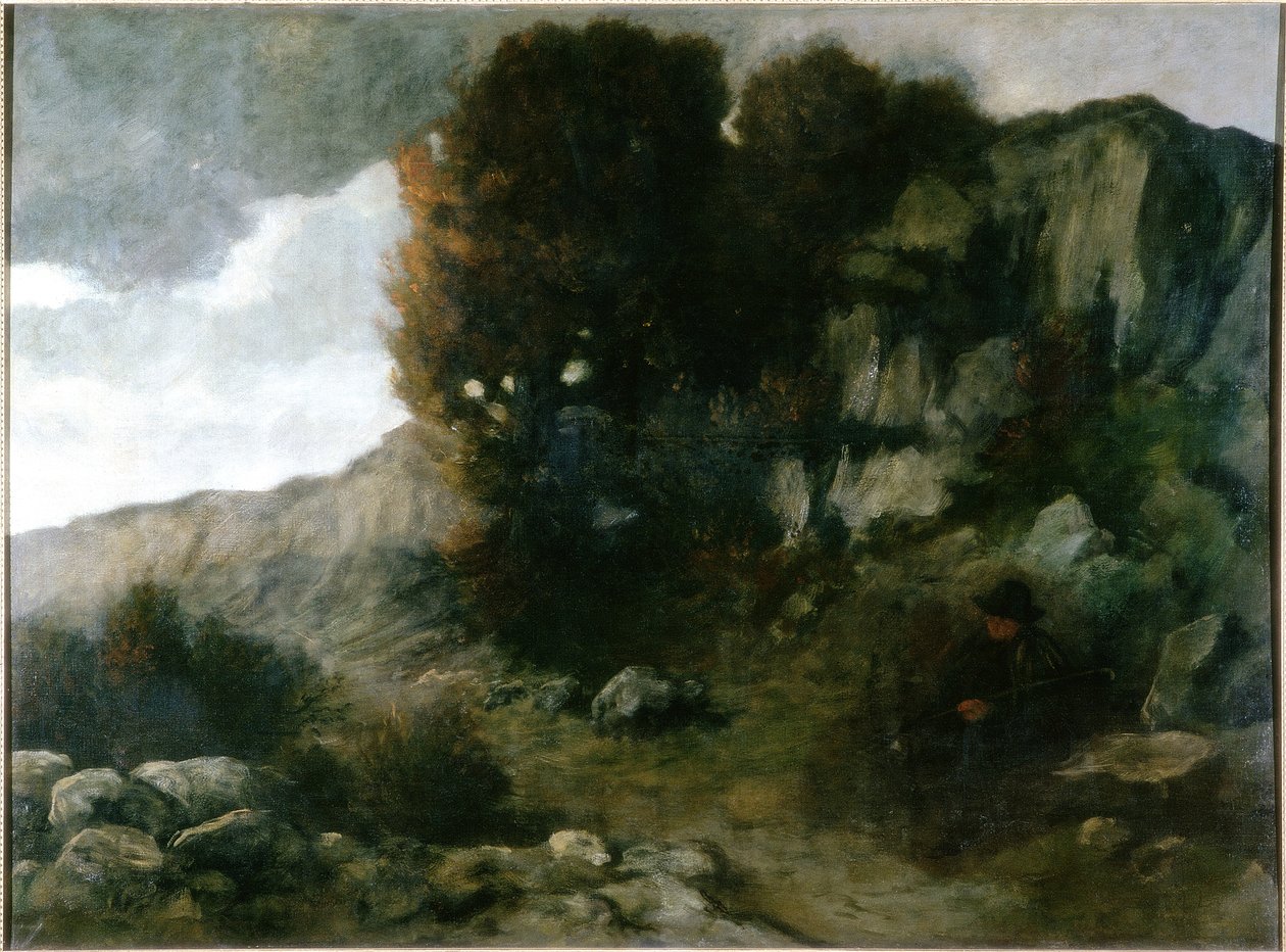 Krajobraz autorstwa Alphonse Legros