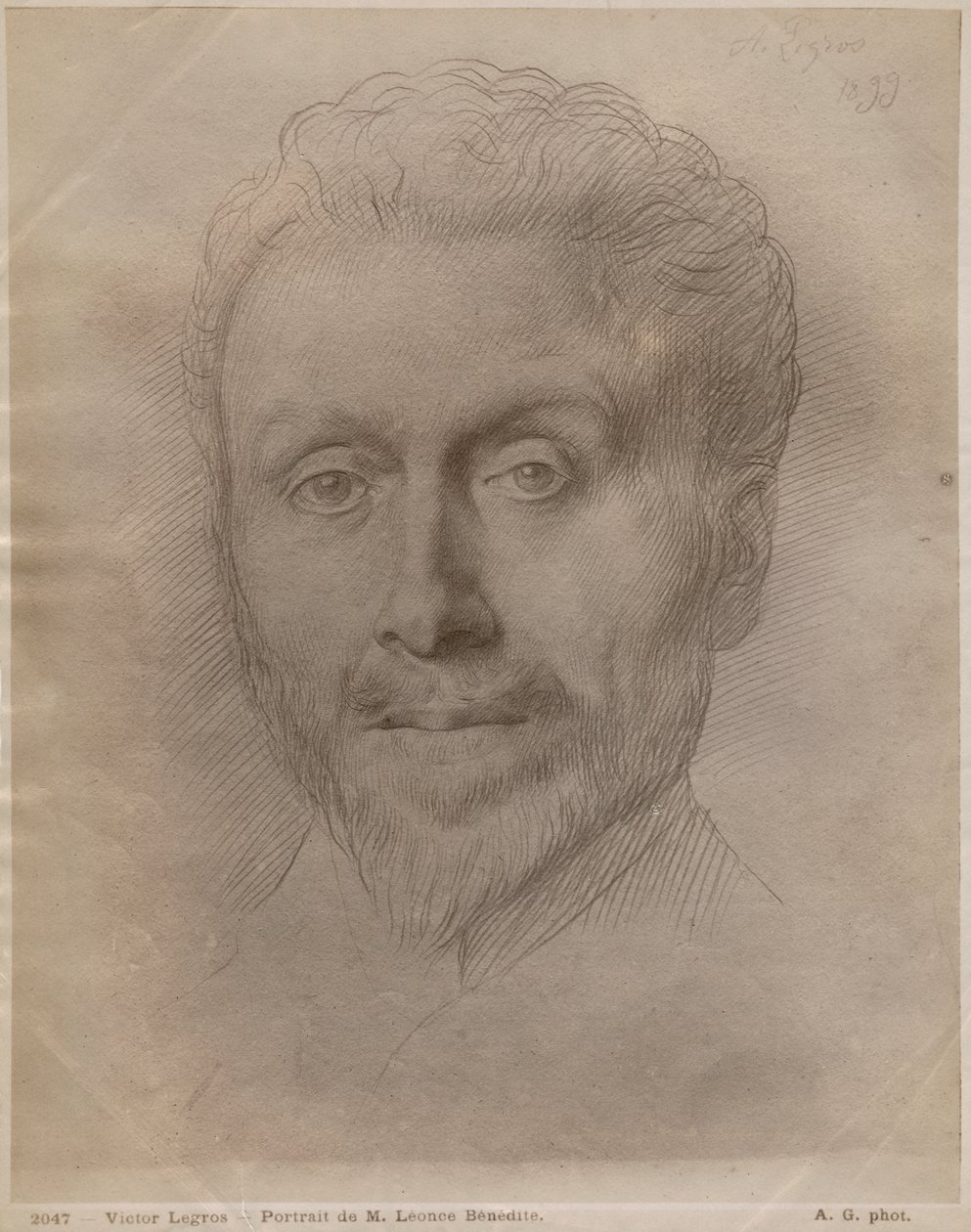 Леонсе Бенедит, 1899 (цаасан дээрх мөнгөн цэг)поли autorstwa Alphonse Legros