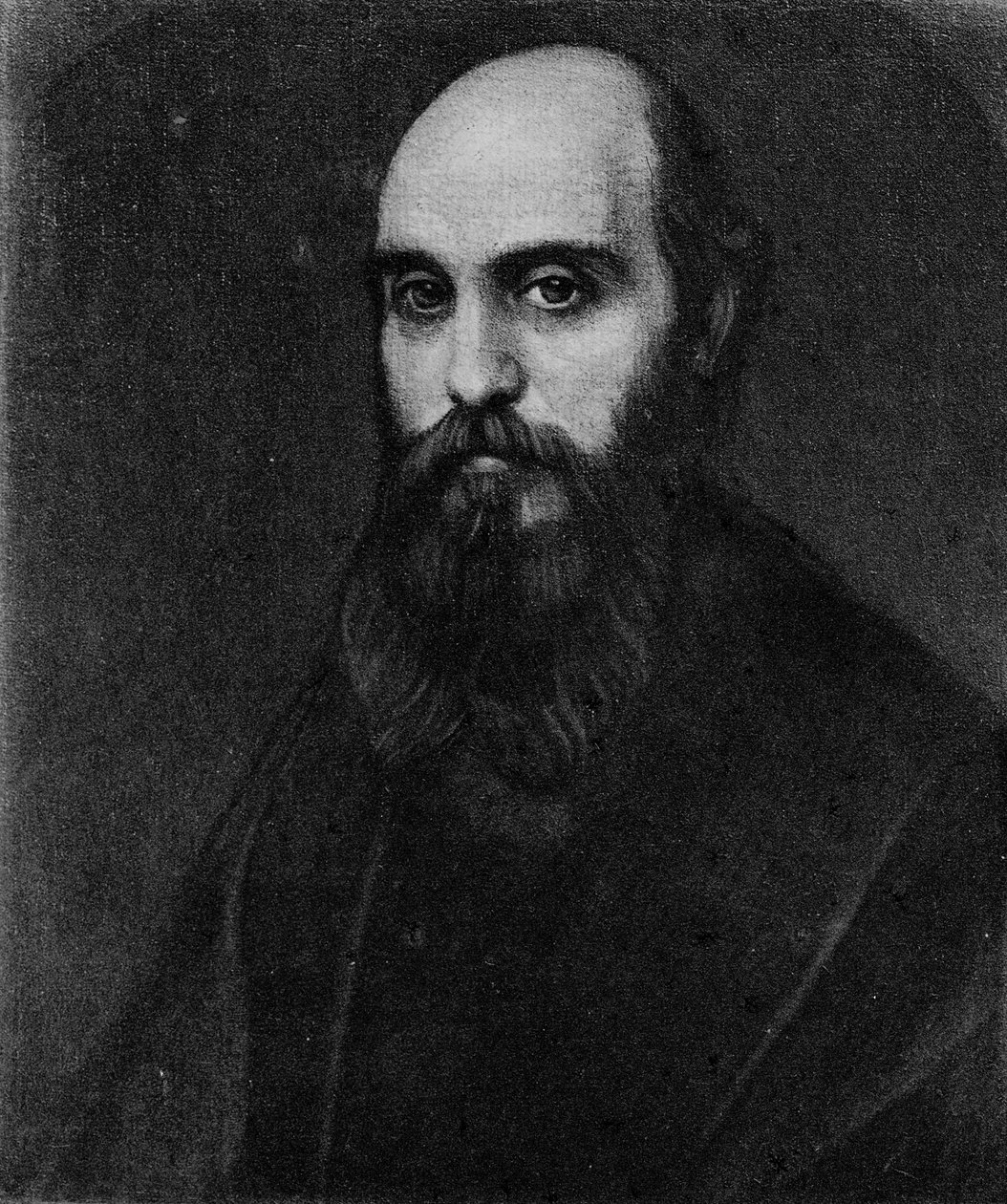 Portret Williama Michaela Rossettiego, 1864 autorstwa Alphonse Legros