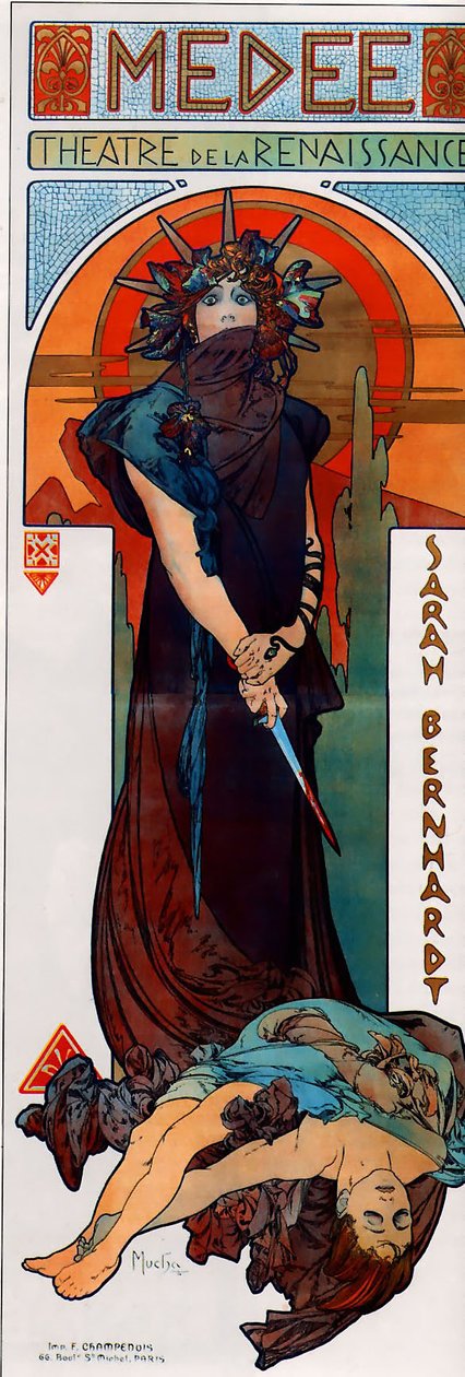 MedeanFrancais: Medeen autorstwa Alphonse Mucha