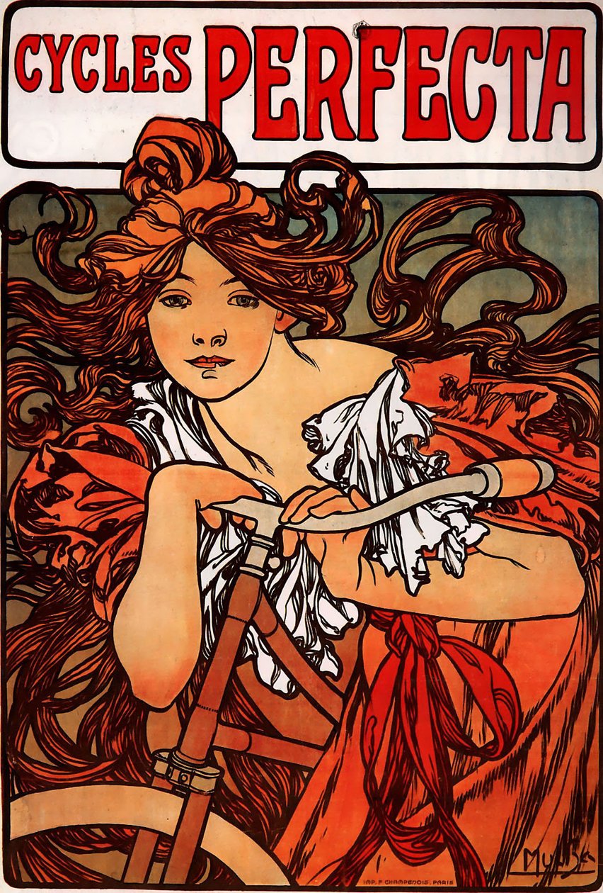 Cykle Perfecta autorstwa Alphonse Mucha
