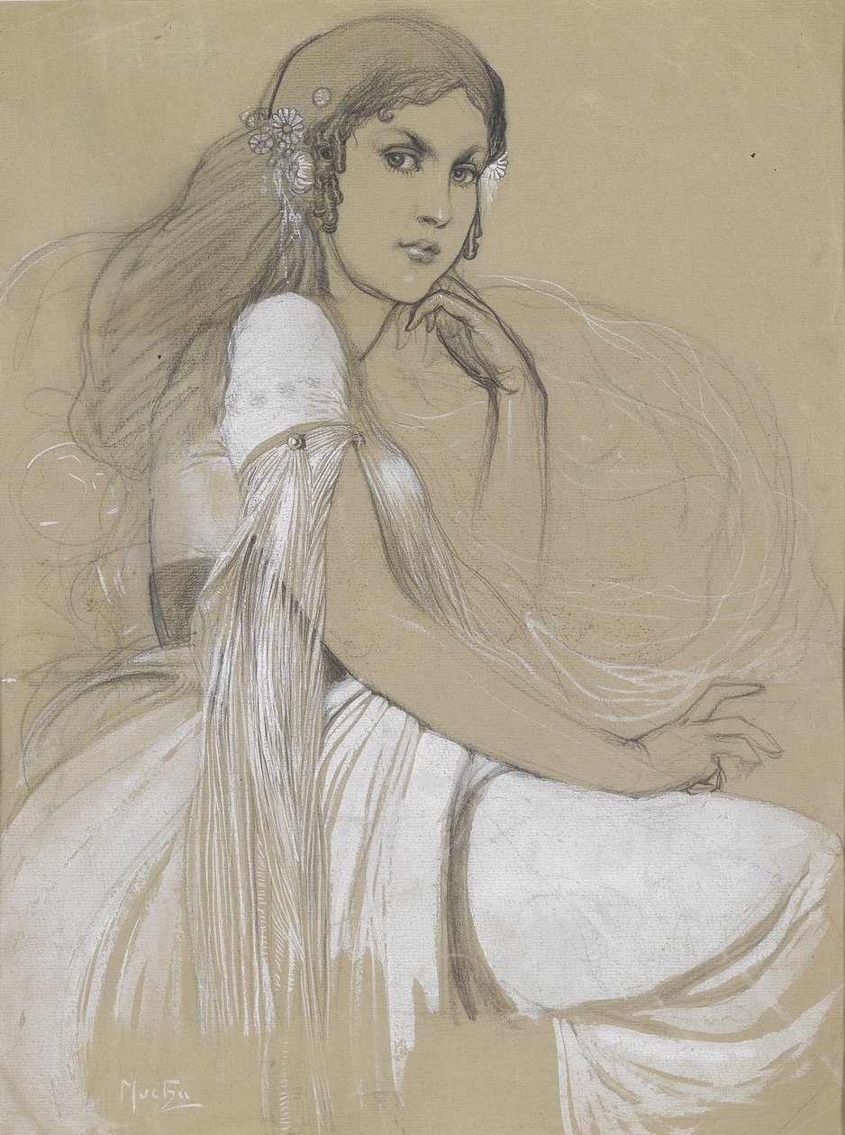 Jarosława Mucha autorstwa Alphonse Mucha