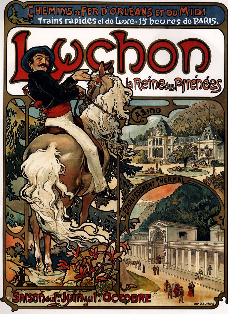 Luchon autorstwa Alphonse Mucha