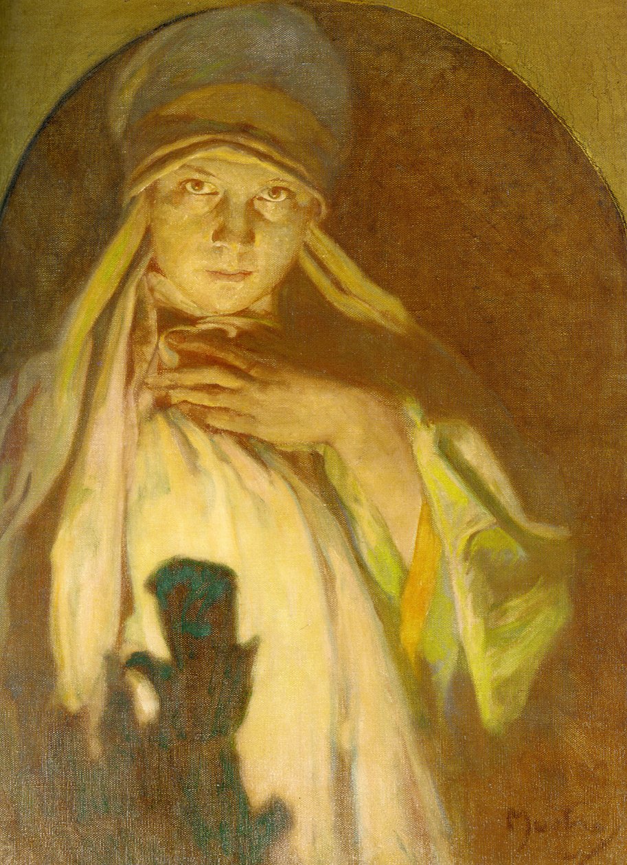 Czarodziejka autorstwa Alphonse Mucha