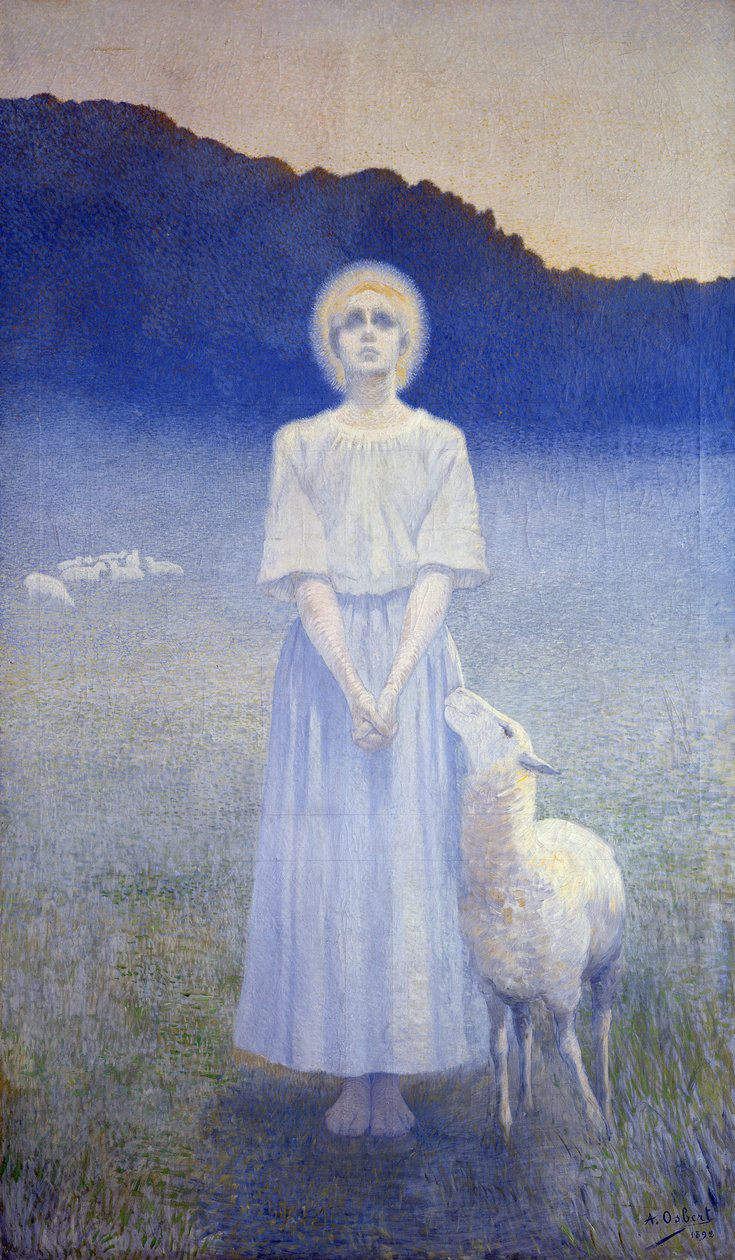 Wizja, 1892 autorstwa Alphonse Osbert