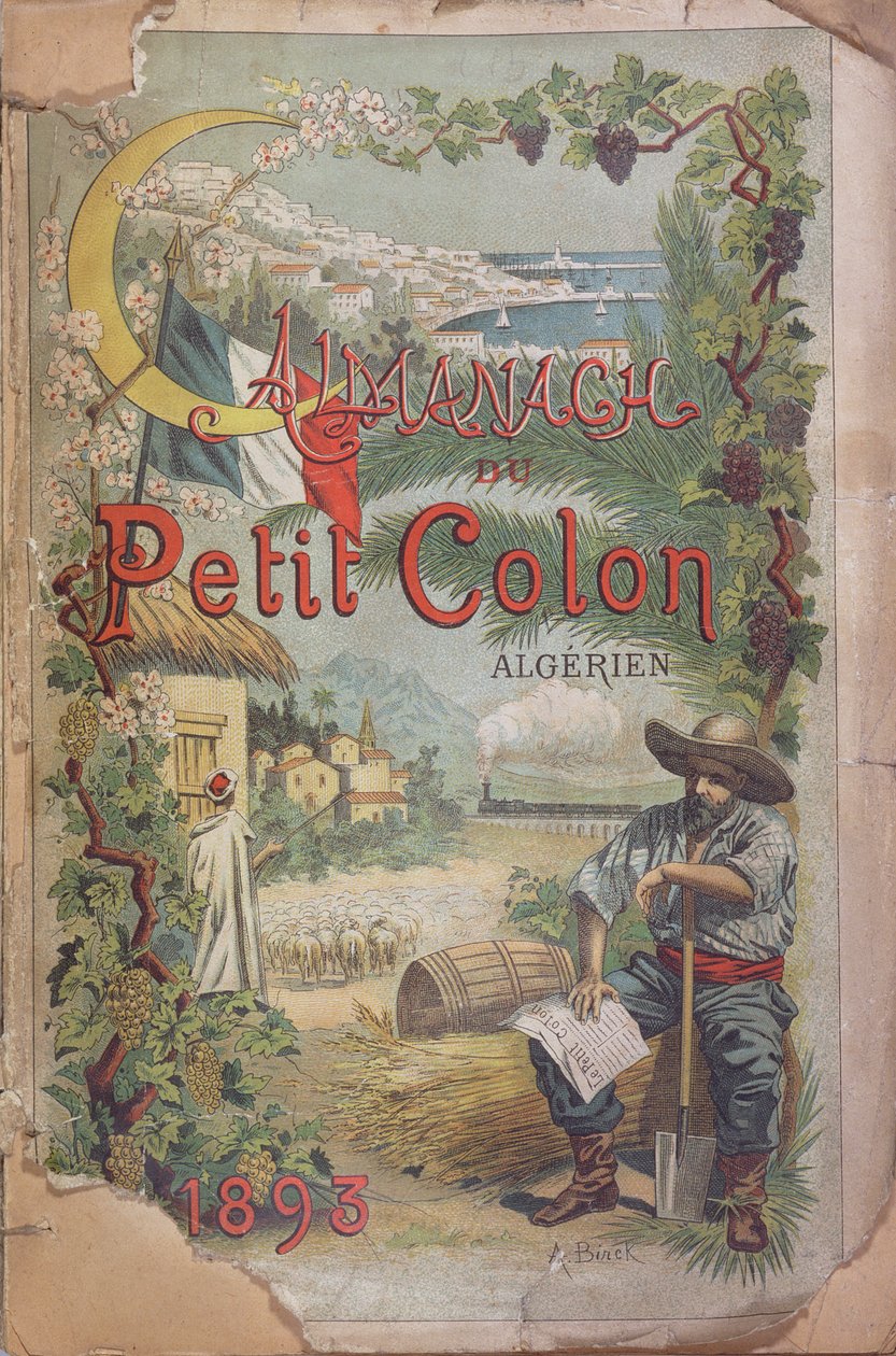 Almanach „Le Petit Colon Algerien” autorstwa Alphonse (after) Birck