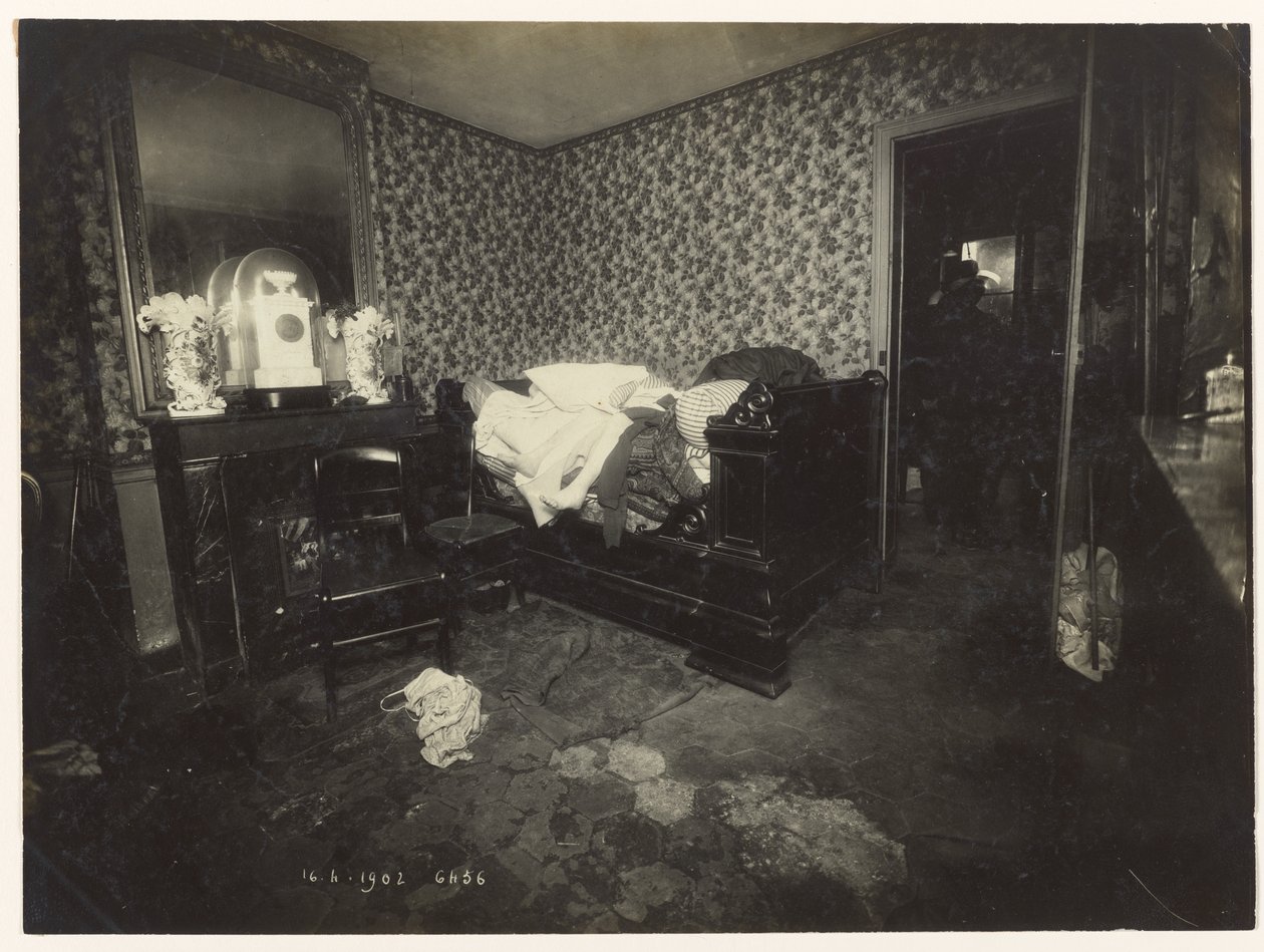 Crime de Passage du Poteau 17 autorstwa Alphonse Bertillon