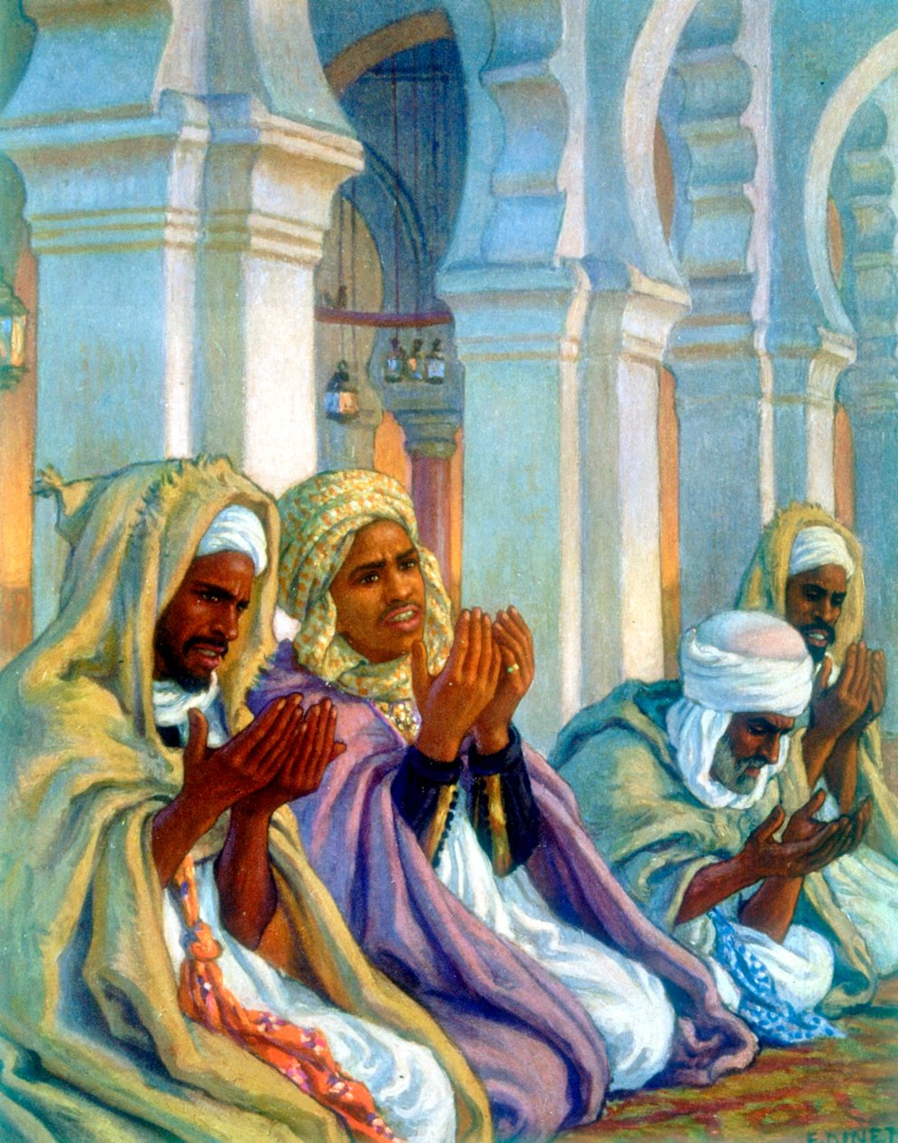 Modlitwa Inwokacyjna, 1918 autorstwa Alphonse Etienne Dinet