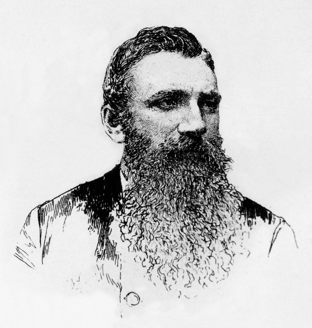 Auguste Rodin (1840-1917) francuski rzeźbiarz autorstwa Alphonse Lalauze