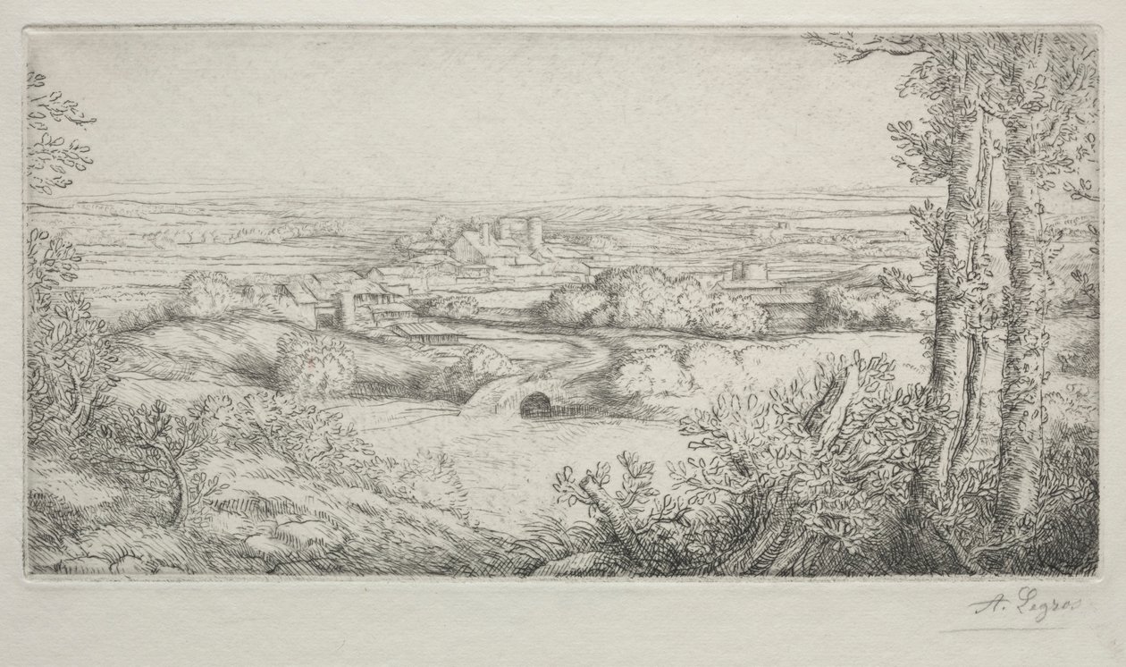 Dolina w Burgundii Dolina w Burgundii. autorstwa Alphonse Legros