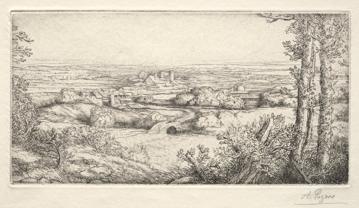 Dolina w Burgundii Dolina w Burgundii. autorstwa Alphonse Legros