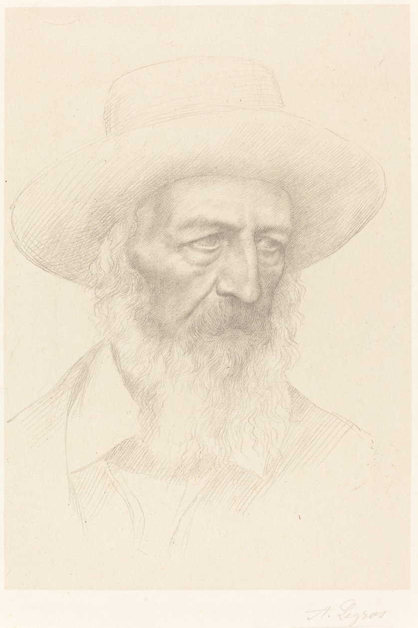 Alfred, Lord Tennyson autorstwa Alphonse Legros