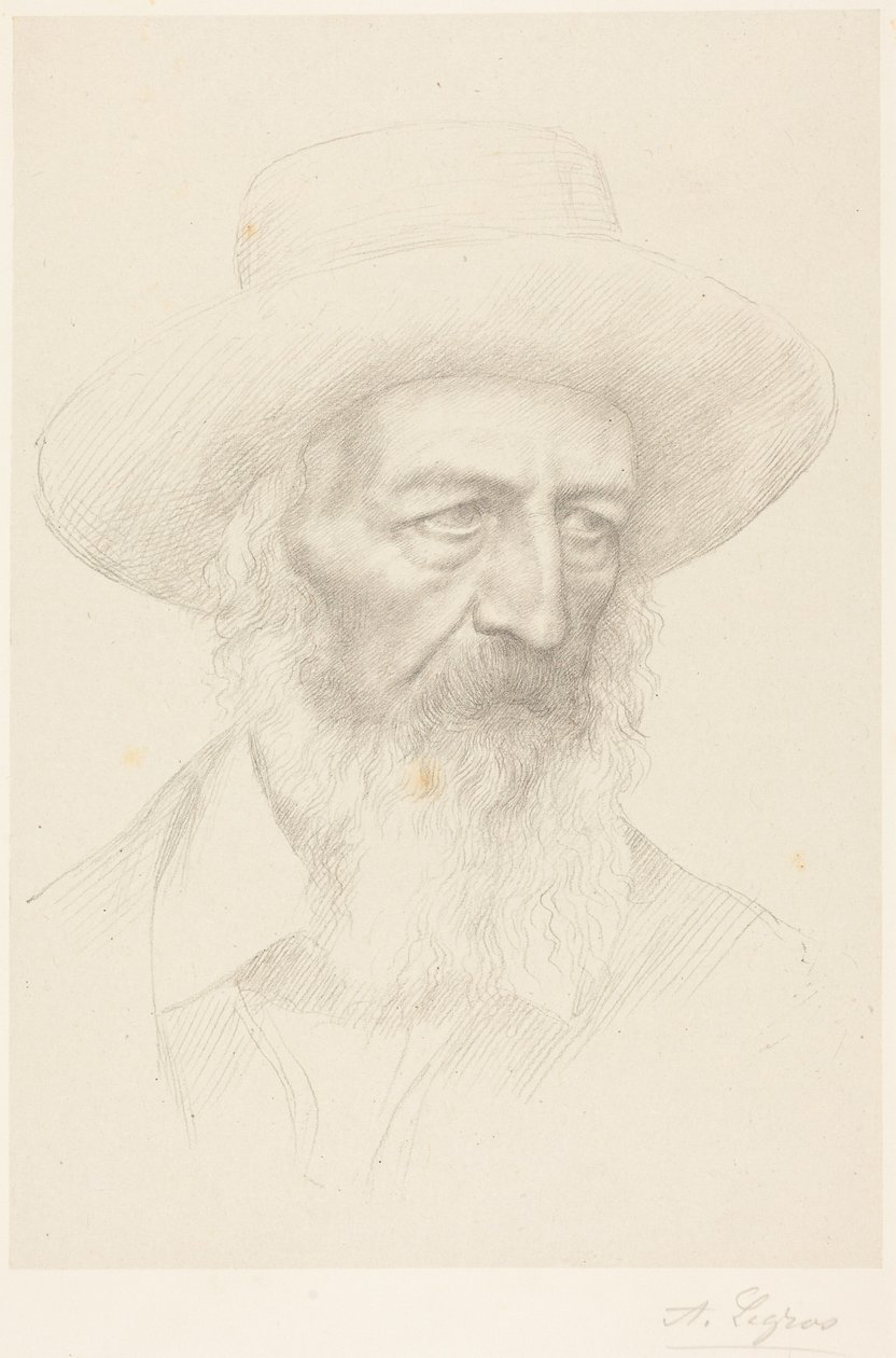 Alfred, lord Tennyson autorstwa Alphonse Legros