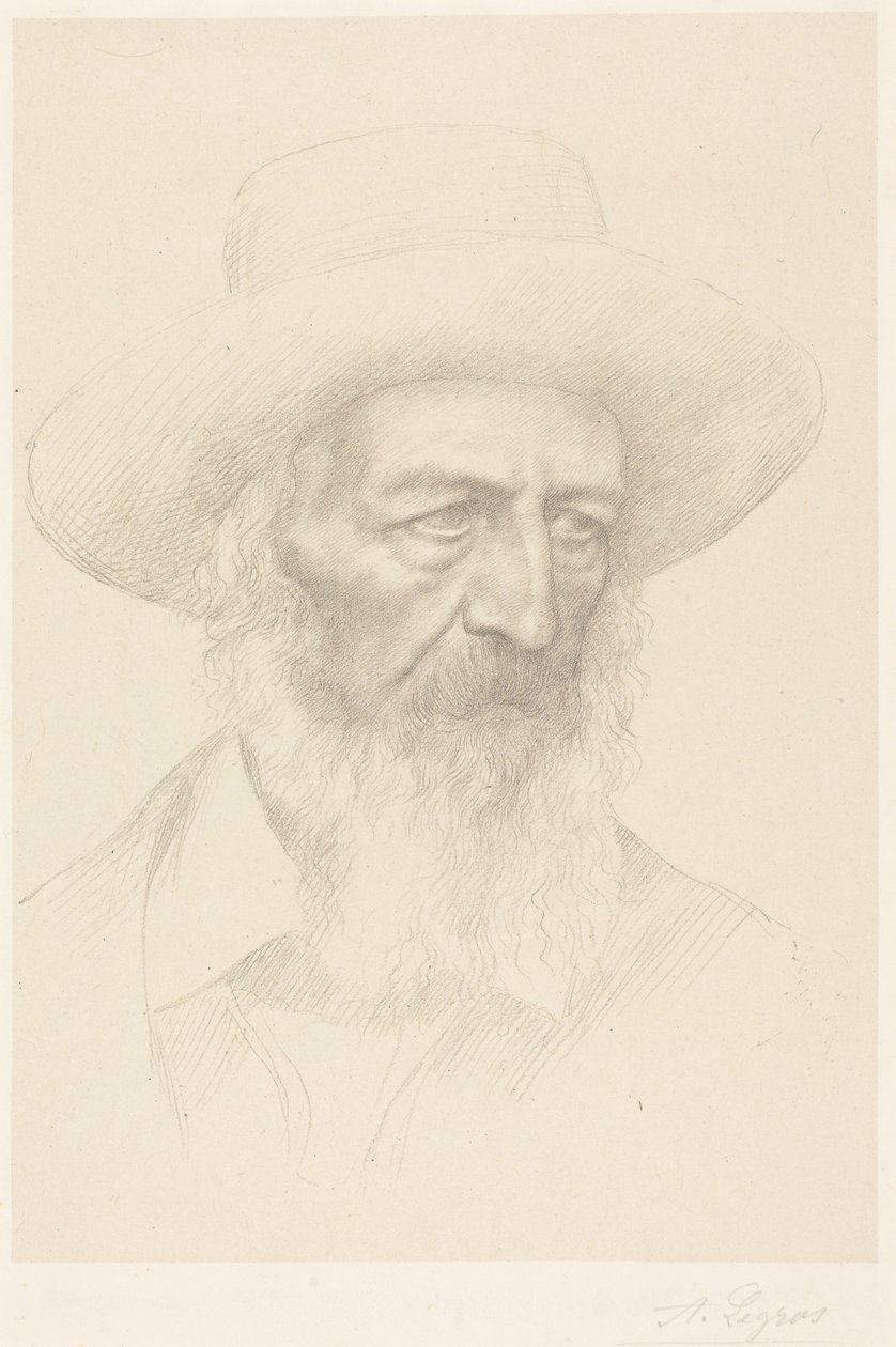 Alfred, lord Tennyson autorstwa Alphonse Legros