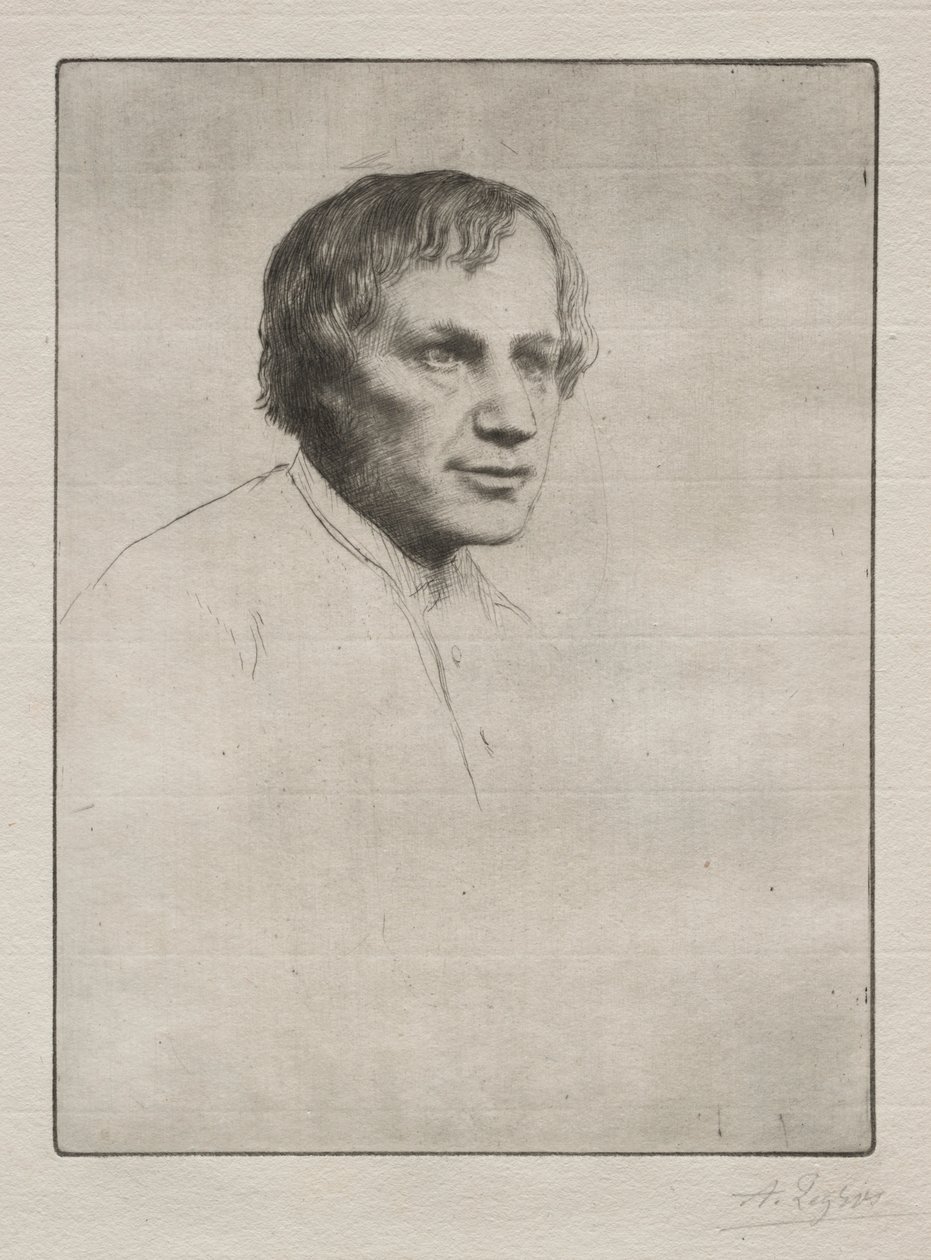 Alfreda Stevensa. autorstwa Alphonse Legros