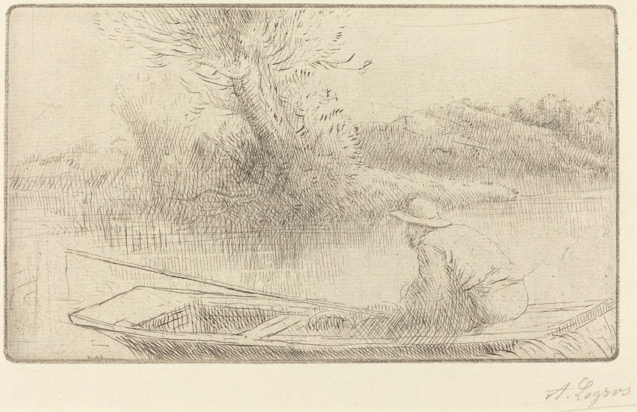 Wzdłuż Tamizy autorstwa Alphonse Legros