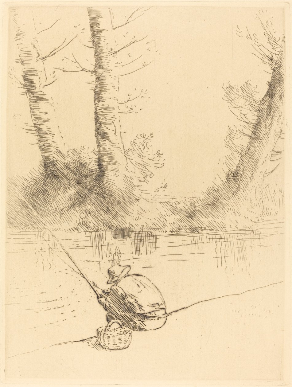 Wędkarz Wędkarz. autorstwa Alphonse Legros
