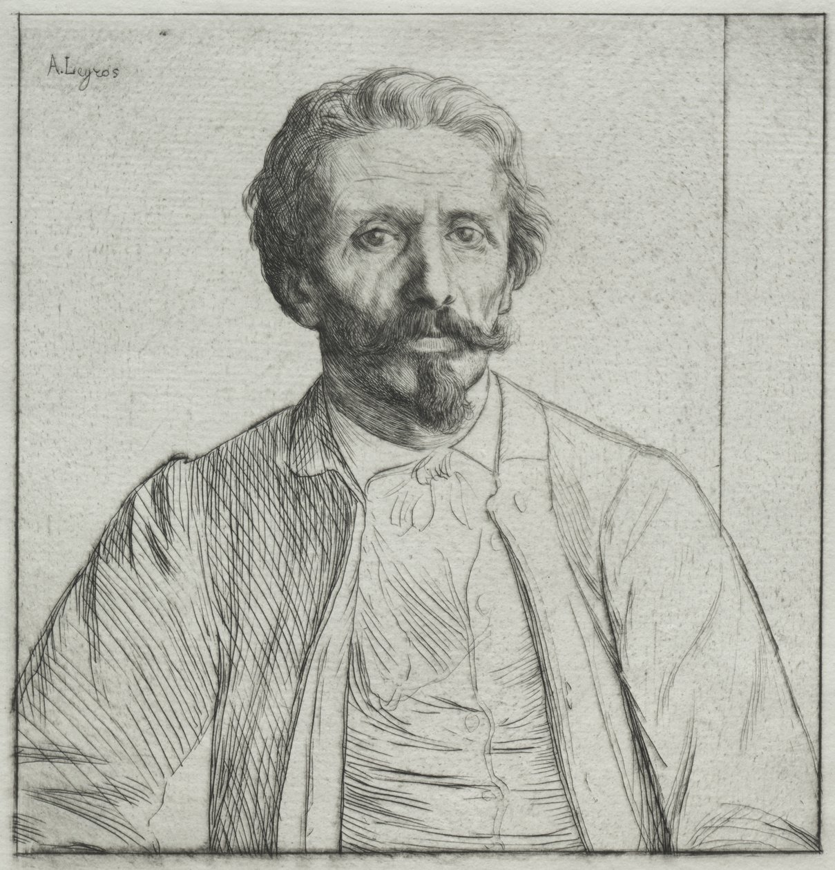 Auguste Delâtre autorstwa Alphonse Legros