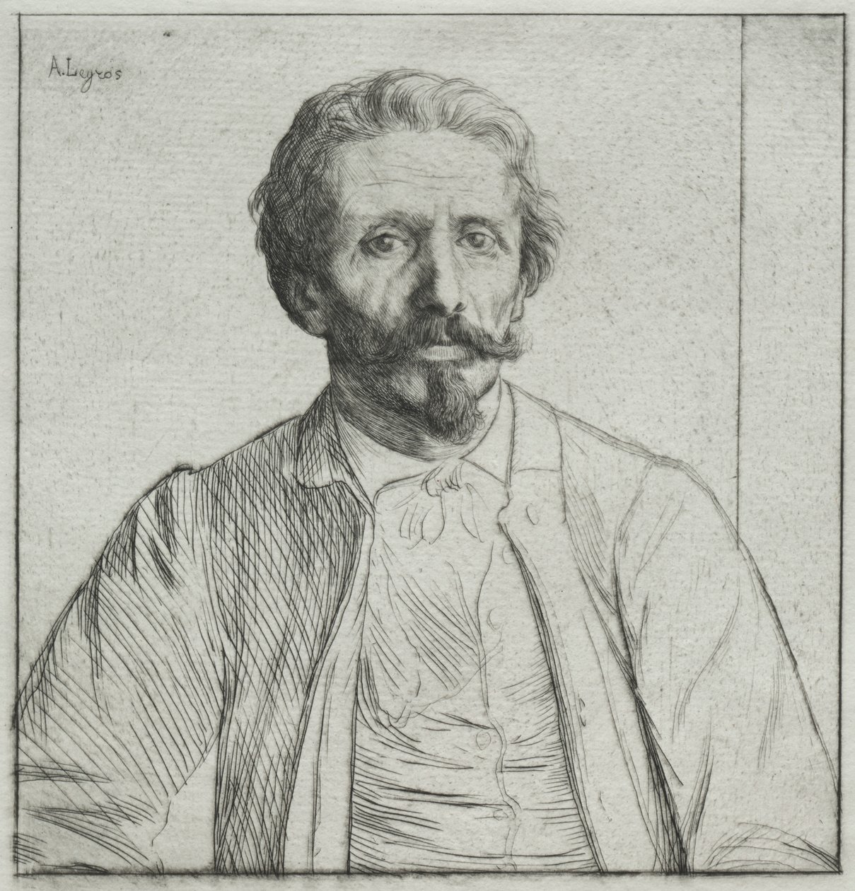 Auguste Delâtre autorstwa Alphonse Legros