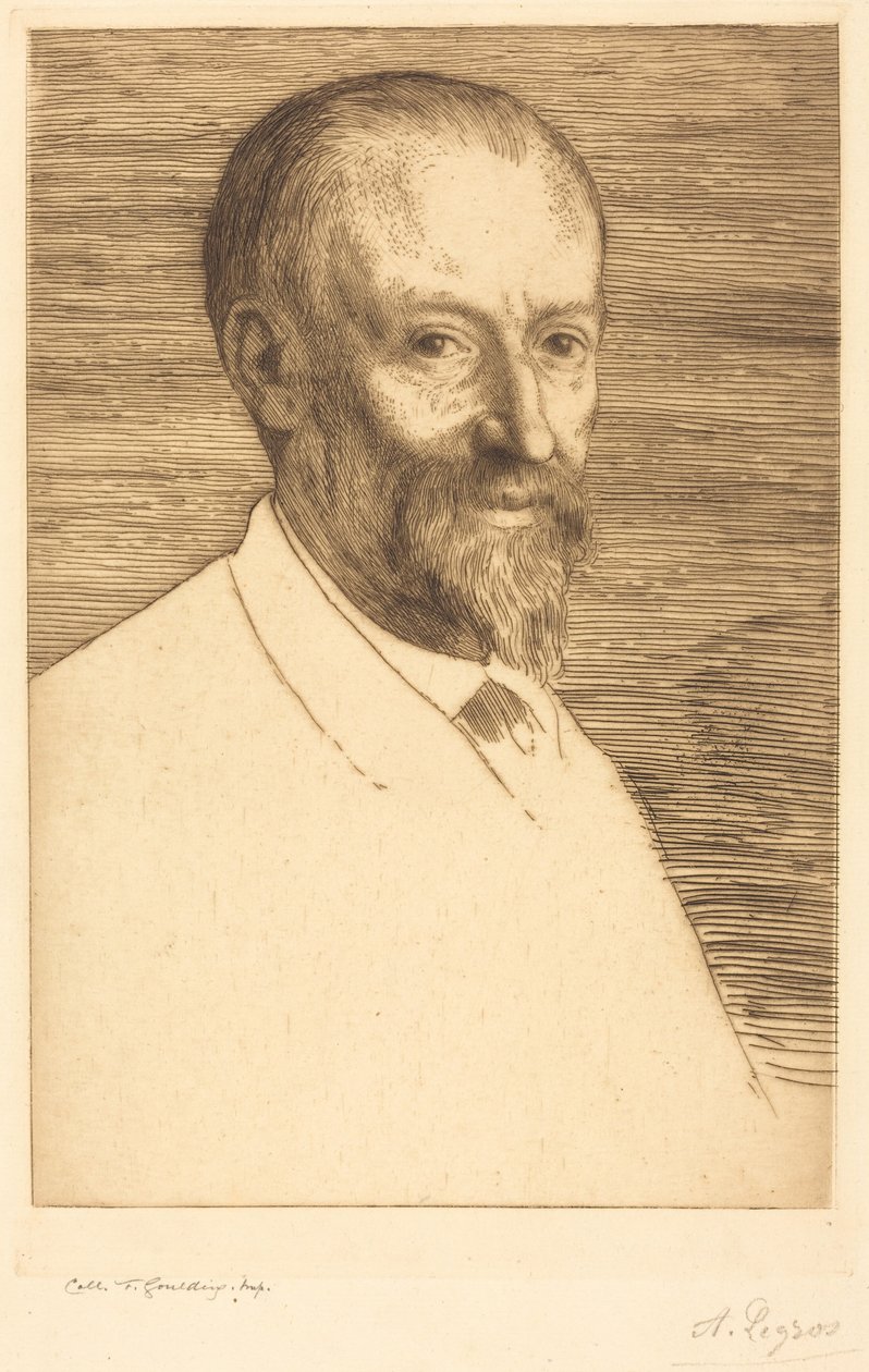 Auguste Poulet-Malassis, druga płyta autorstwa Alphonse Legros