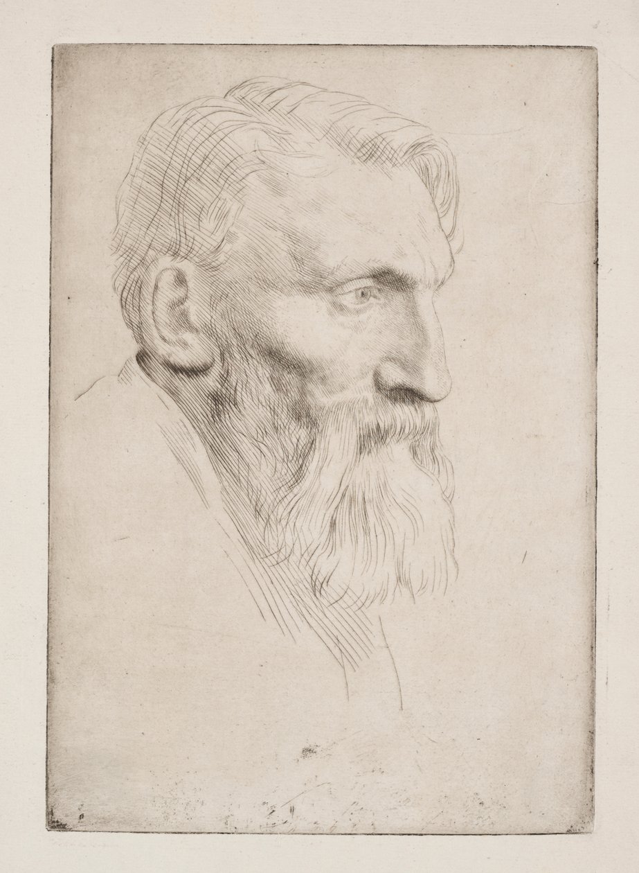 Auguste Rodin autorstwa Alphonse Legros