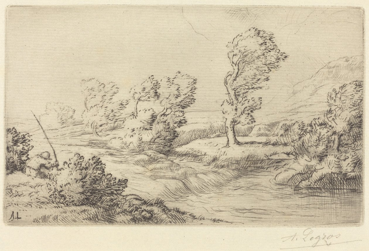Brzegi Marny Brzeg Marny. autorstwa Alphonse Legros